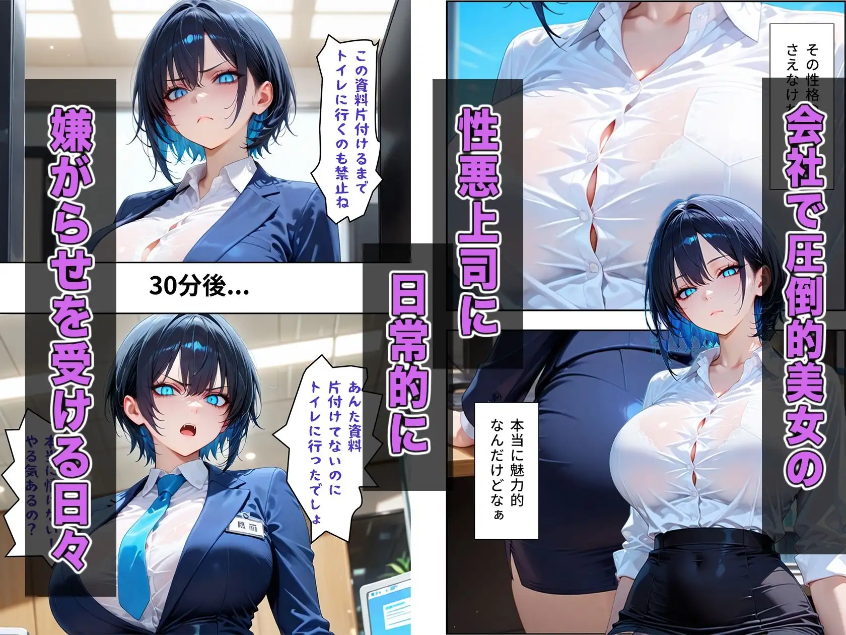 デリヘルを呼んだら性悪な上司が来た 画像1